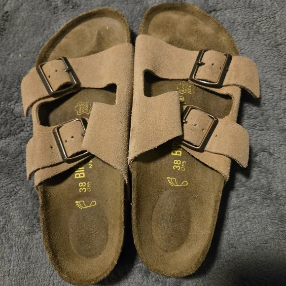 Birkenstock Kids Brown Suede Sandals - Picture 8 of 11